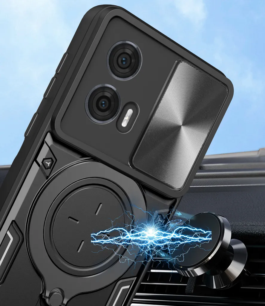 Custodia Viola Motorola Edge 50 Fusion: Sicurezza e Stile Glamour - 4
