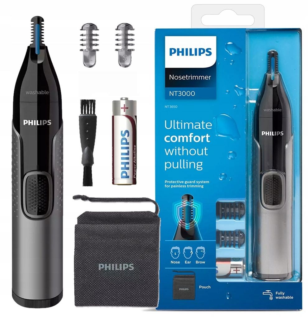 Philips tondeuse nasale NT3650/16 + brosse Image du produit 