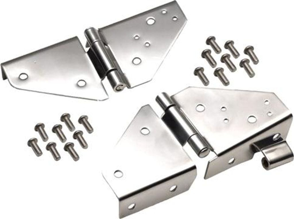 Scheibenrahmen Scharniere Edelstahl Jeep CJ Wrangler YJ Produktbild 
