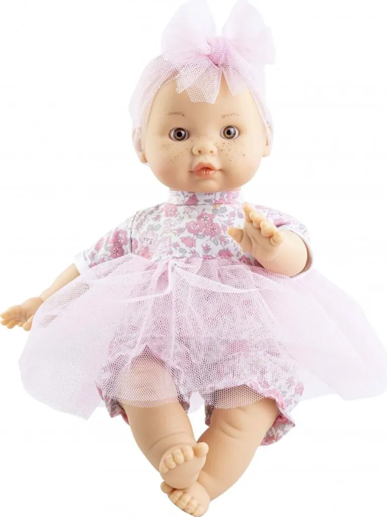 Poupée Bébé Légère et Souple 27cm Anita Blanc Paola Reina sans Phtalates