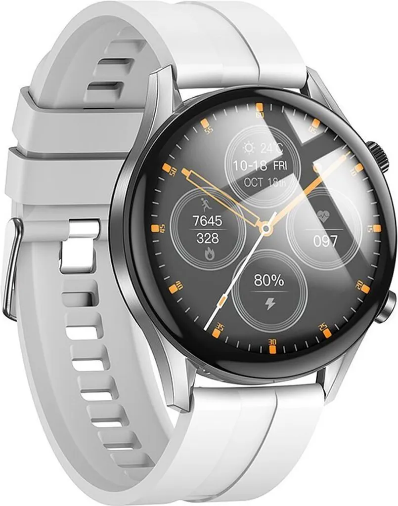 Montre Connectée Sport HOCO Y7 Pro Argentée Idéale pour Appels Mains Libres