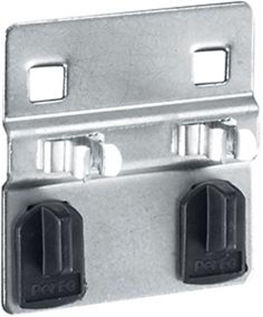 bott Doppelte Werkzeugklemme B60xT60xD2x19 mm für Lochplatten für Lochplatten 5 Stk