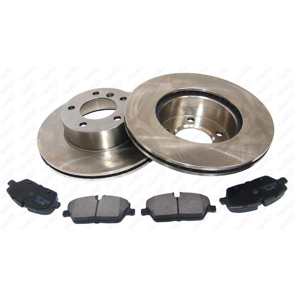 Mapco Bremsscheiben+Bremsbelaege (Bremsensatz) Vorderachse BMW 1 Cabriolet (E88),1 (E81)