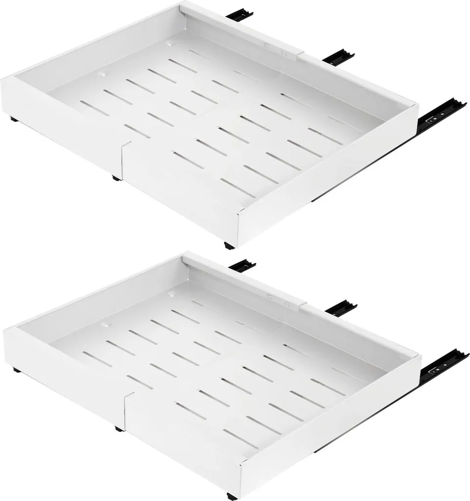 Organisateur de placard coulissant pour cuisine étagère acier modulable