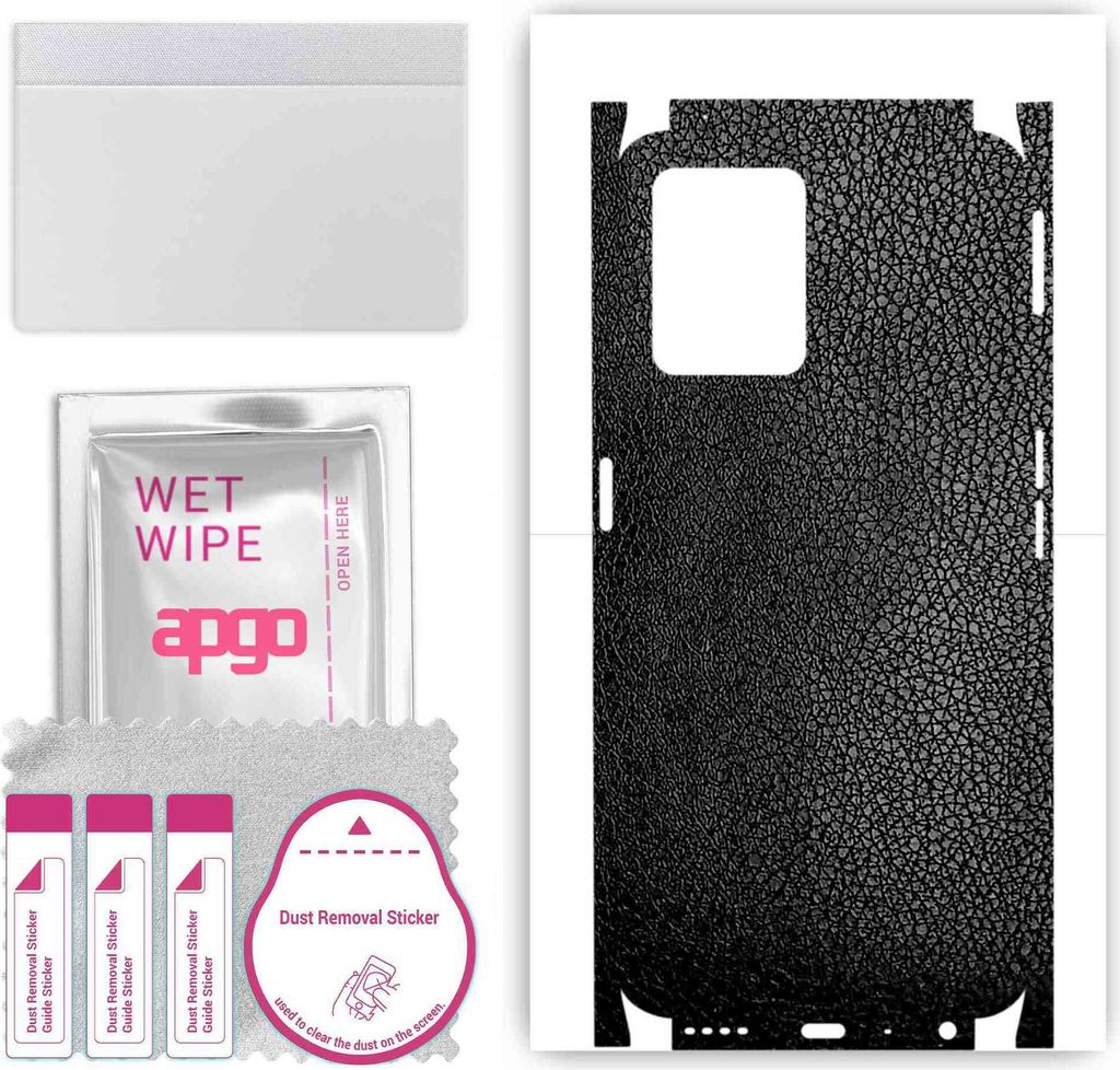 apgo Rückseite + Seiten Schutzfolie, Skin, kompatibel mit Realme 9 Pro, Hinten Displayschutzfolie aus Vinylfolie, kratzfest, einfache Montage - Sc...