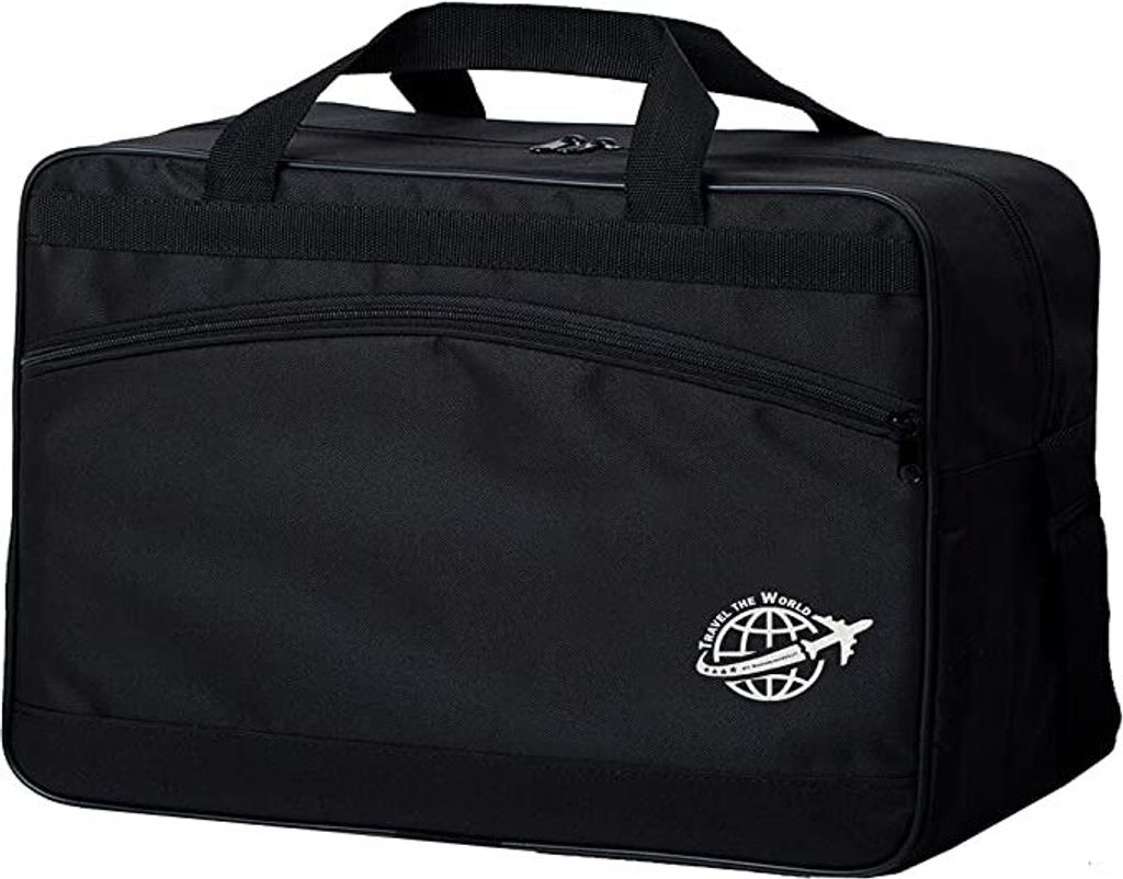JASLEN Reisetasche Schwarz - Handgepäck Tasche 40x25x20 Cm Für Urlaub & Sport