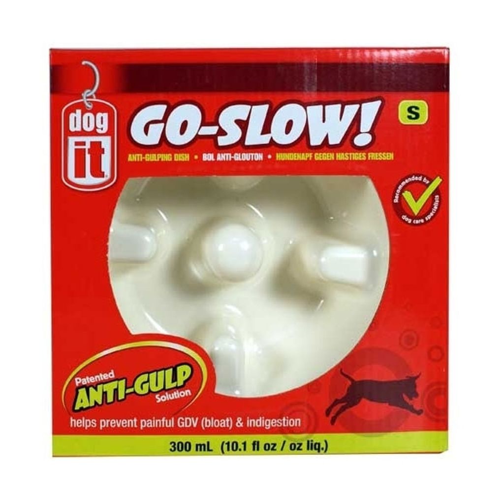 DOGIT Go-Slow Anti-Schling-Napf Weiss 600 ml Produktbild 