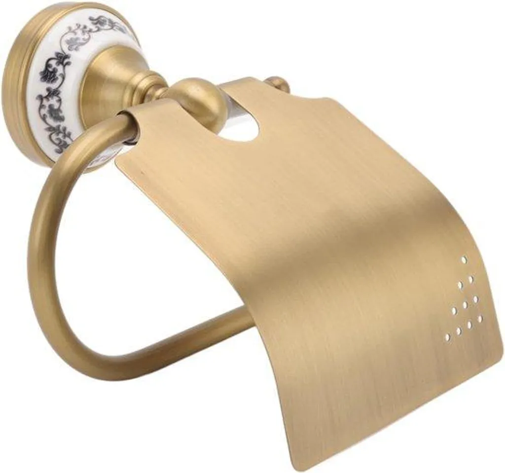 Accroche torchon rétro en porcelaine pour aménagement de cuisine rustique