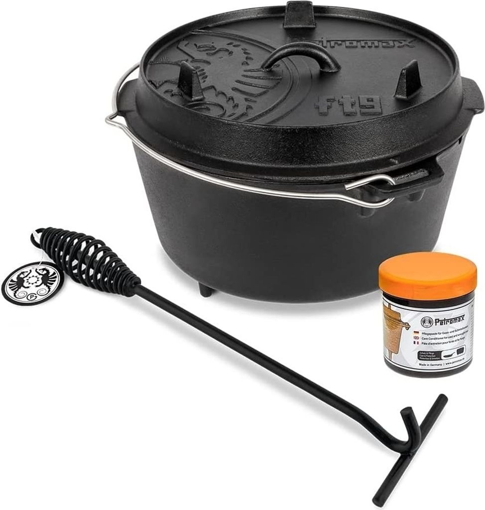 Petromax Dutch Oven ft6 / 7,6 lt. Met pootjes – de