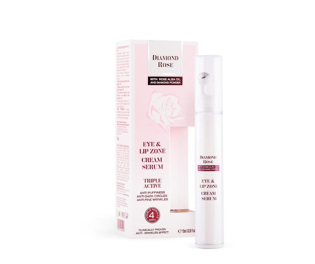 Diamond Rose Eye & Lip Zone Cream Serum (Diamond Rose - Eye & Lip Zone Cream-Serum) - 15 ml