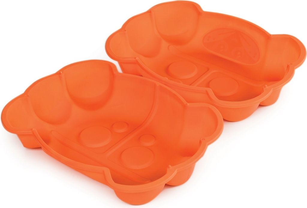 sandkastenkatze 96 x 68 cm orange 2-teilig Produktbild 