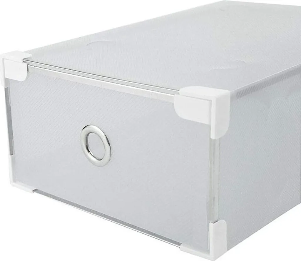 Boîte à chaussures avec porte transparente et structure empilable - 20 pcs - 9