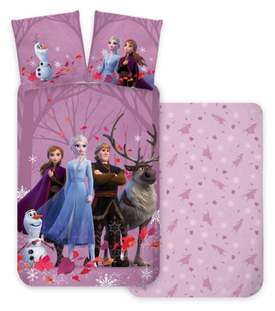 BrandMac Frozen Bettbezug lila 100 x 135 cm - 40 x 60 cm Produktbild 