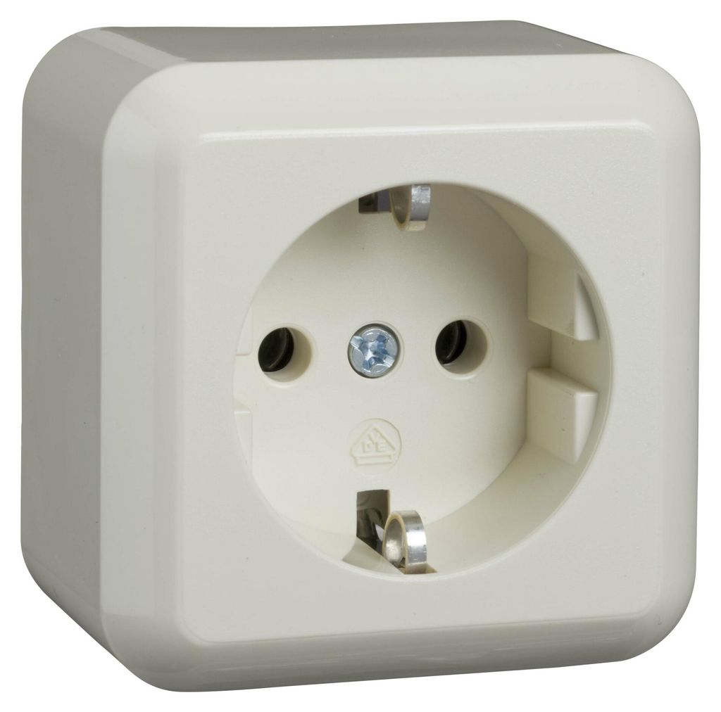 Schneider Electric AP-Steckdose 395000 16A Contura perlweiß Produktbild 