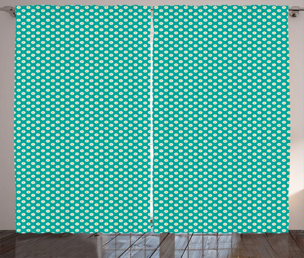 Grand Rideau Fleuri pour Salon et Chambre 280x225 cm Style Campagne
