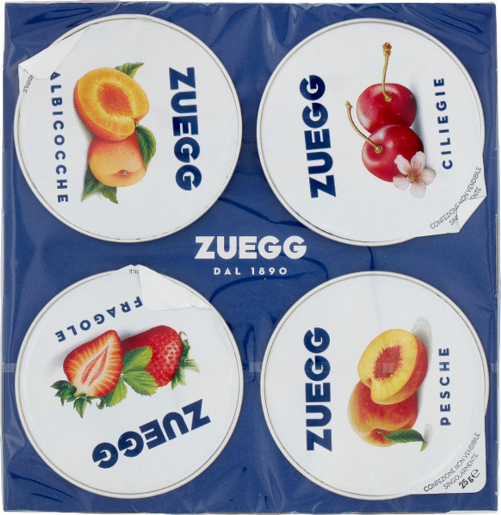 Poker Assortiti Marmeladenmischung 4x 25g - Zuegg Produktbild 