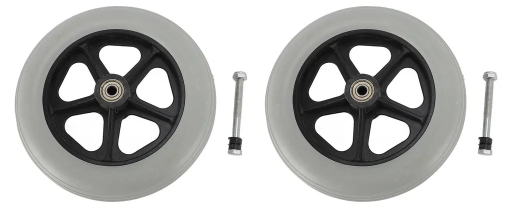 Roues de rechange 20 cm pour fauteuil roulant : confort et sécurité