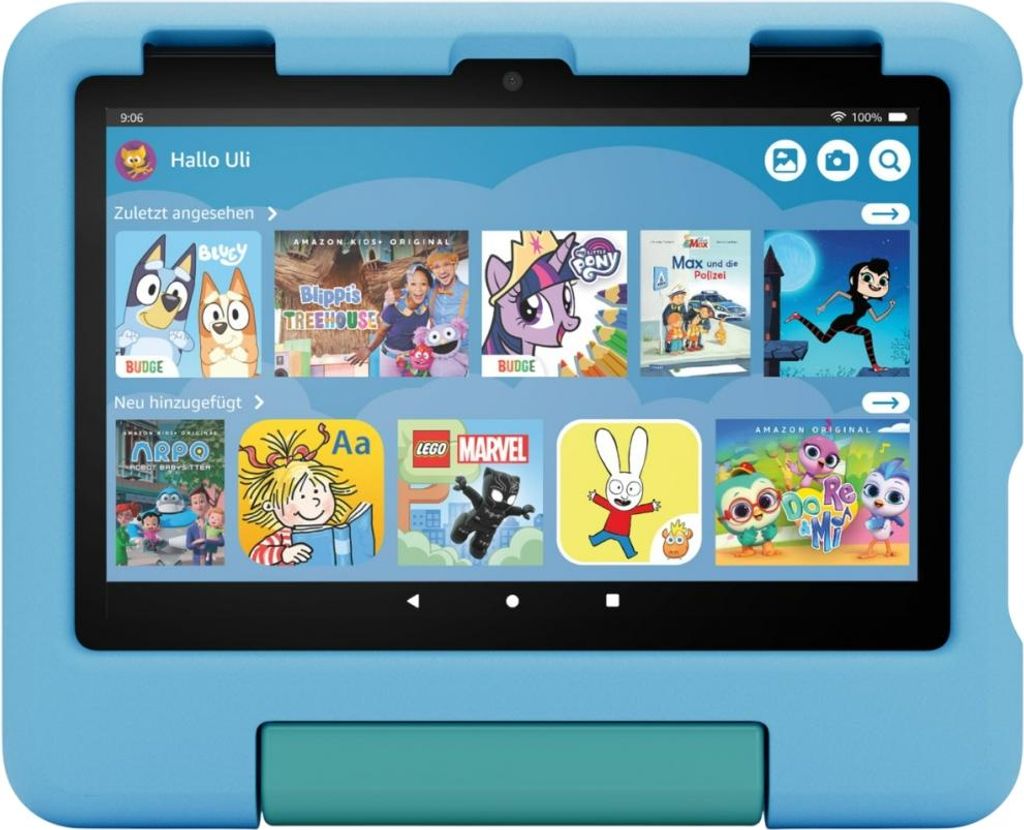 Amazon Fire HD 8 Kids (2024) blau 8 Zoll Produktbild 