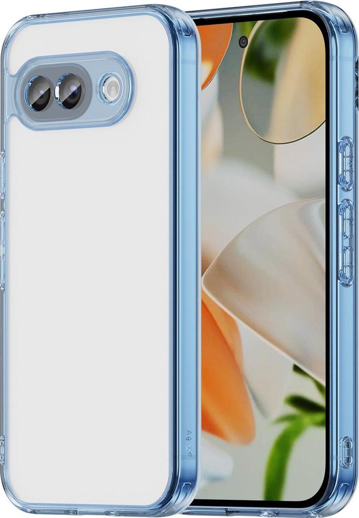 Hülle für Google Pixel 9a - Phonesta HybridAir Back Cover - Blau