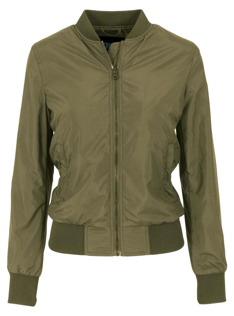 Urban Classics - Bomberjacke für Damen TN190 (XS) (Oliv)