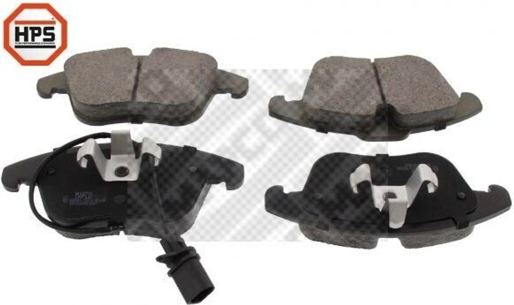 MAPCO Bremsbeläge Satz Vorne für AUDI A4 Avant (8K5, B8) 6933HPS