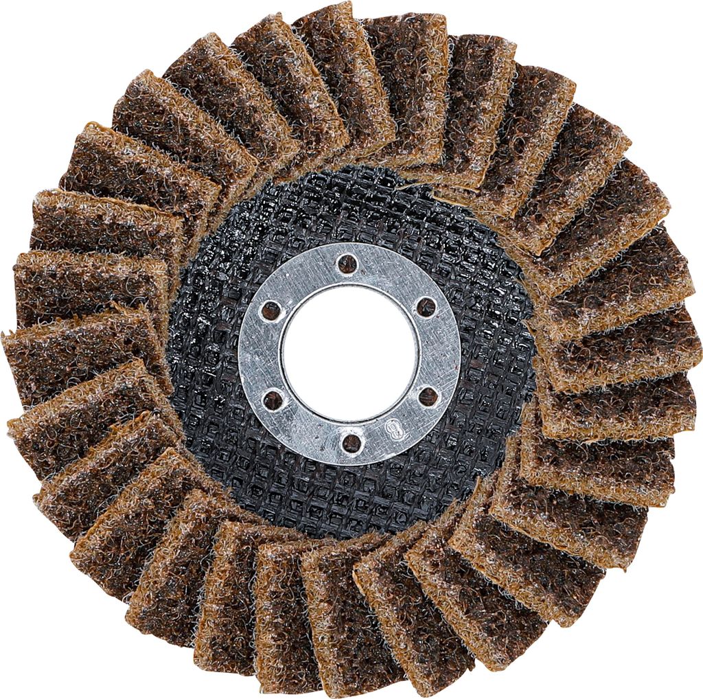 BGS 74471 Fächer-Schleif-Scheibe Vlies Ø115mm K80 Körnung 80