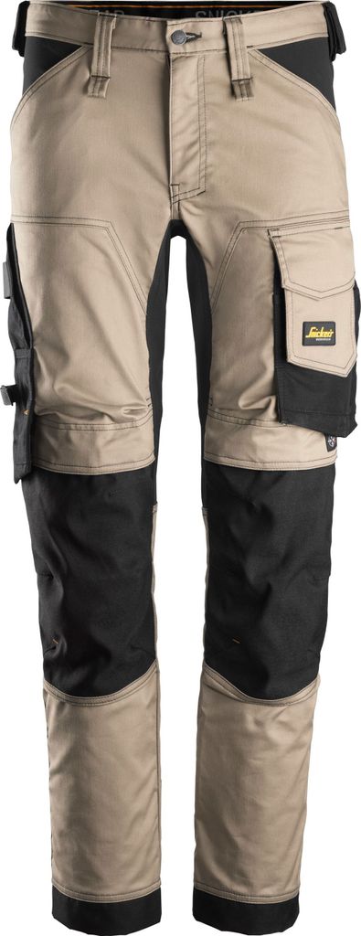 Snickers AllroundWork Stretch Arbeitshose, EN 14404 Khaki-Schwarz-64