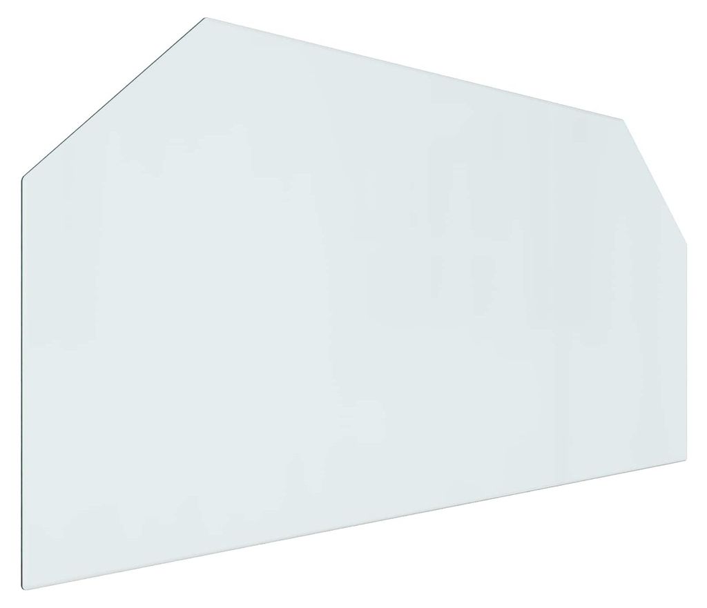Feuerstelle Glasplatte Transparent 120 x 60 cm Glas