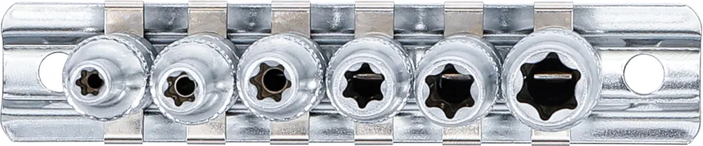 Set Bussole Lunghe BGS 6403 Profilo E E4-E10 Attacco 1/4 Pollici - 5
