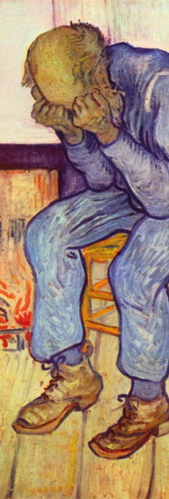 Vincent Van Gogh Kunstdruck Bild - An Der Schwelle Der Ewigkeit, 1890 (91 x 30 cm)