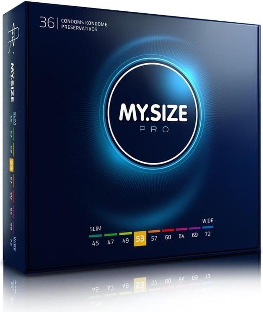 Prezerwatywy MY.SIZE Pro 53 mm - 36 sztuk Zdjęcie produktu 