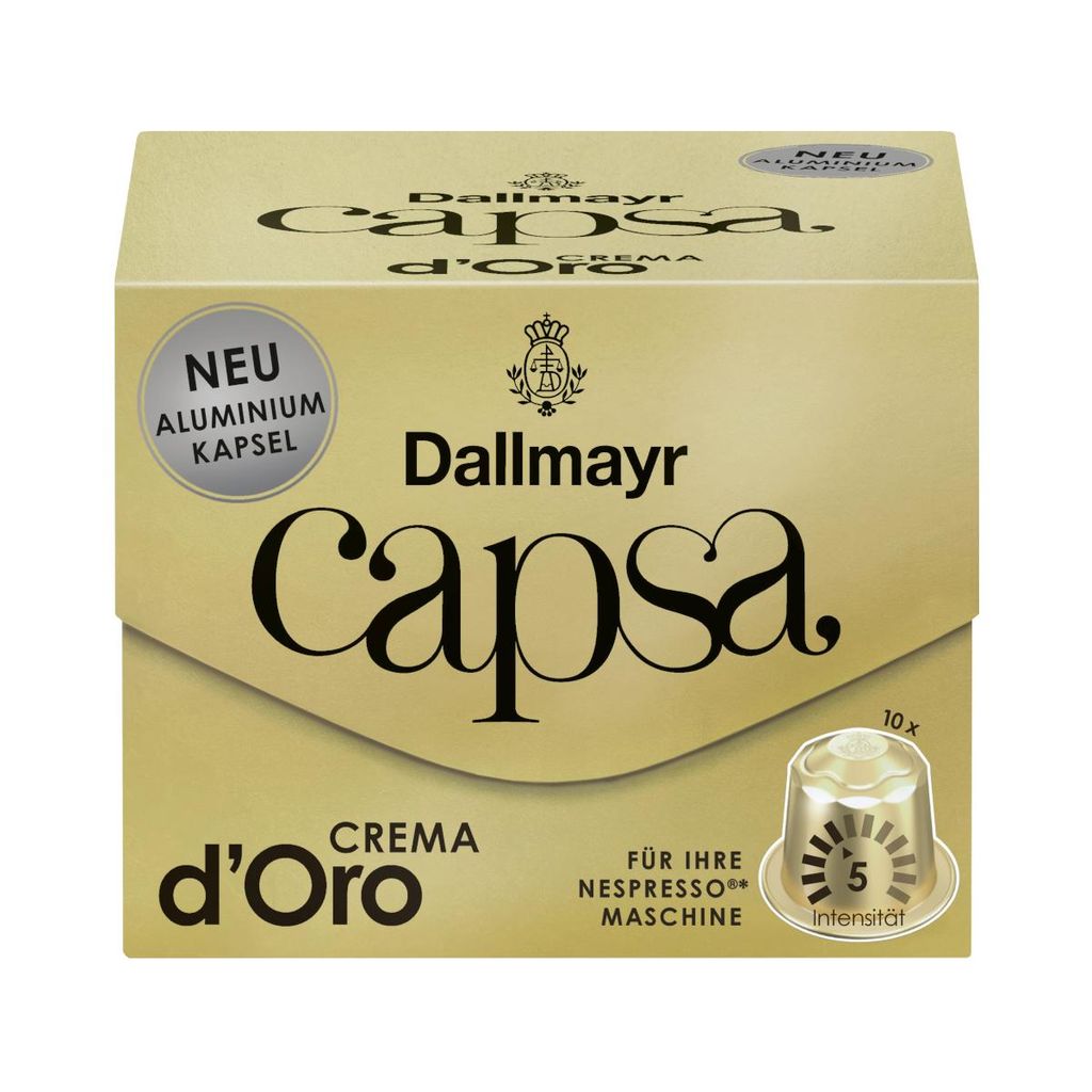 Dallmayr Capsa Crema d'Oro | 10 Nespresso komp. Kapseln