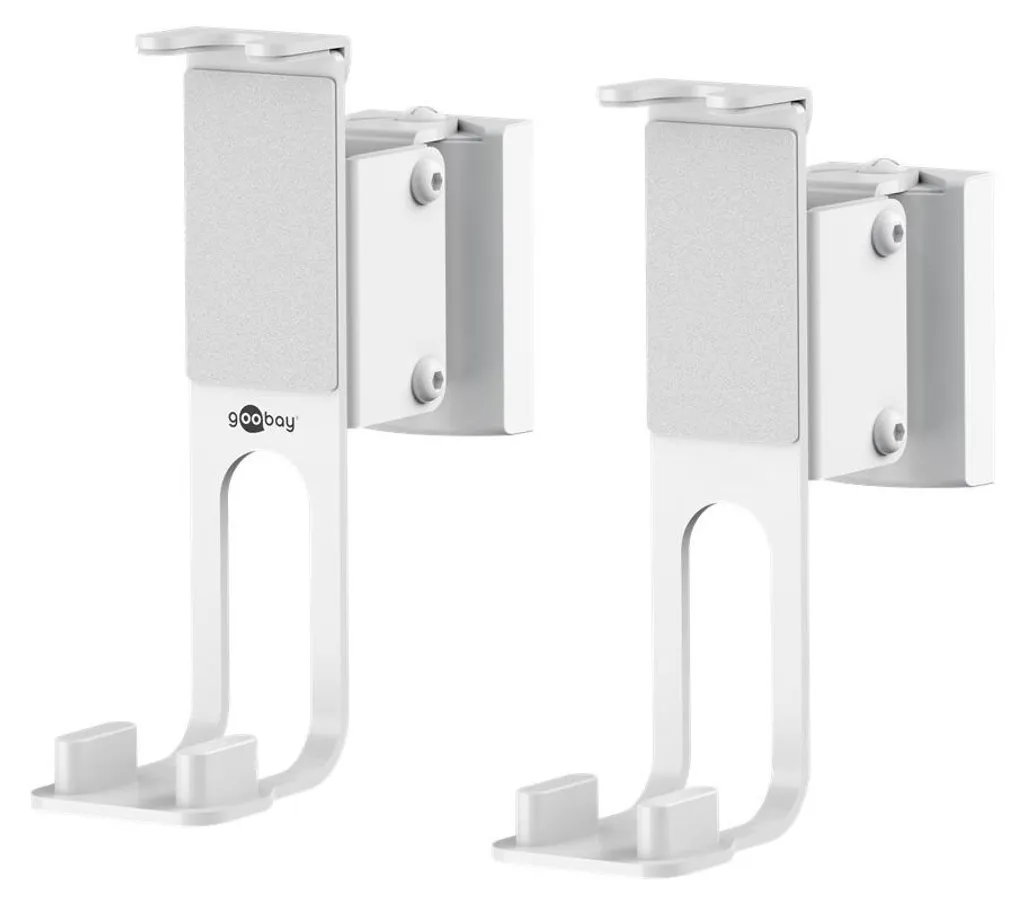 Support mural haut-parleur flexible pour Sonos One SL Blanc - 2 pièces