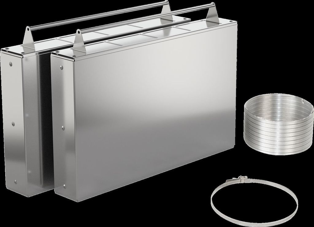 Siemens Long Life Umluftset, Filter für Dunstabzugshaube, Silber, 24,5 cm, 34,5 cm, 45 cm