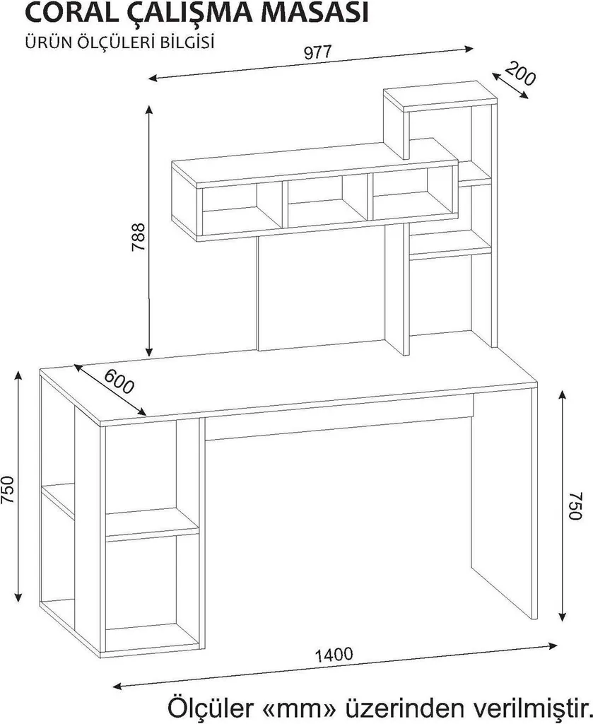 Bureau d'angle avec étagères intégrées blanc noyer 140x60x154 cm - 5