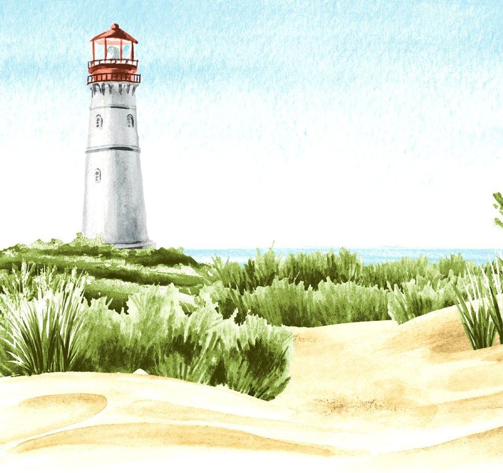 Servietten 33x33 cm - Beach Lighthouse