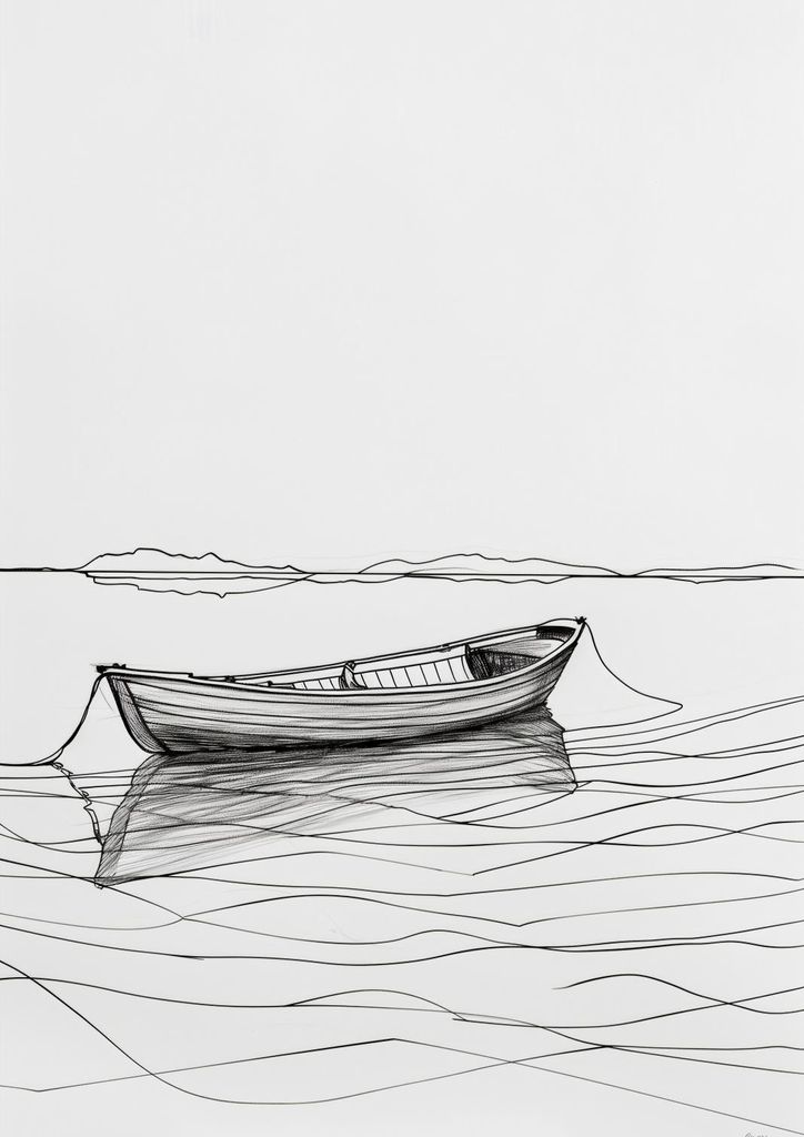 Plakat 21x29,7cm Freiheit auf dem Wasser