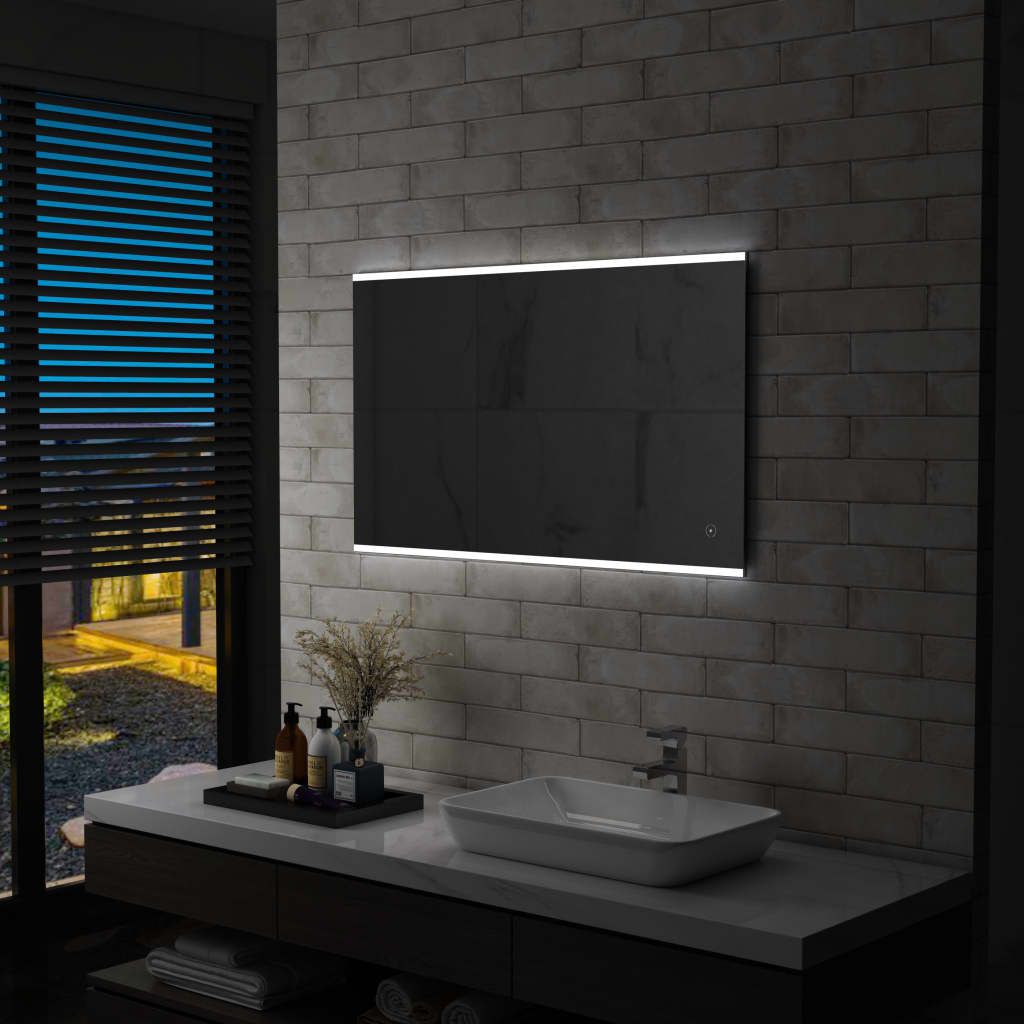 Design Aluminium LED Beleuchtung Badezimmer Wand spiegel Sensorschalter 100 X 70 Design Aluminium LED Beleuchtung Badezimmer Wand spiegel Sensorschalter 100 X 70