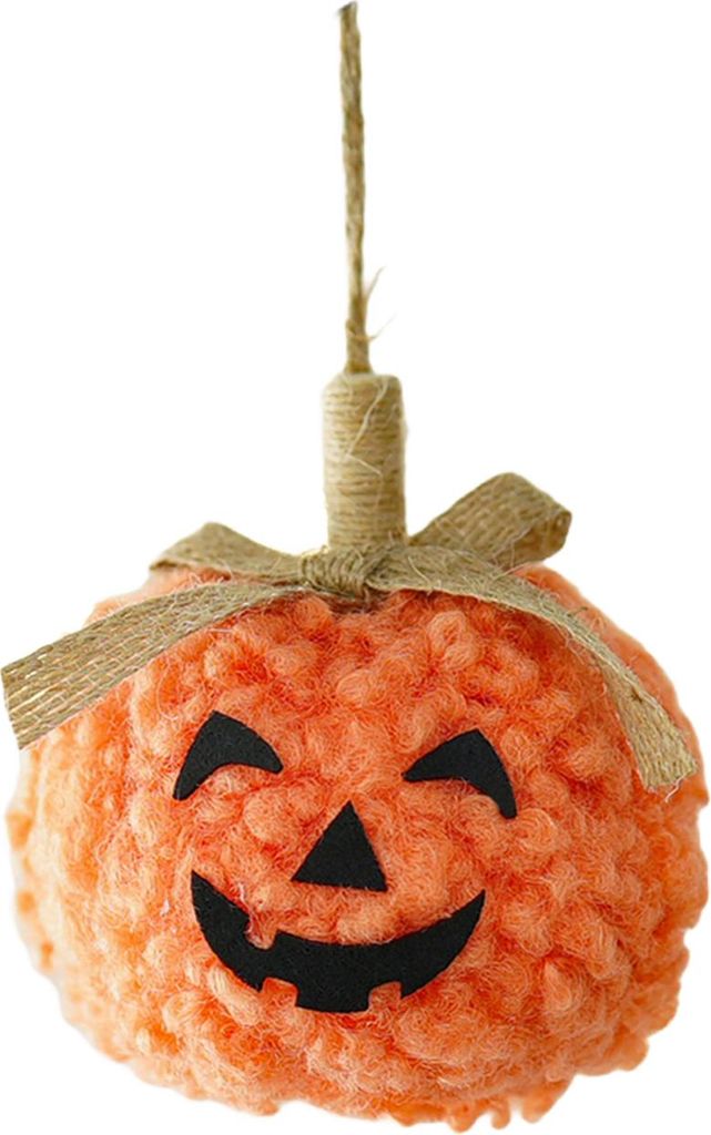 Halloween Nachbildungationen Niedliche Kreative Kürbis Gesicht Puppe Festliche Hängende Ornament Party Atmosphäre Enhancer