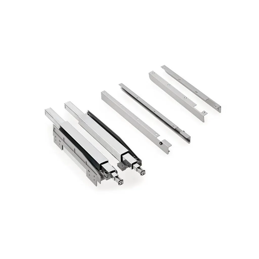 Table d'appoint escamotable TopFlex Naber argentée pour studio et cuisine