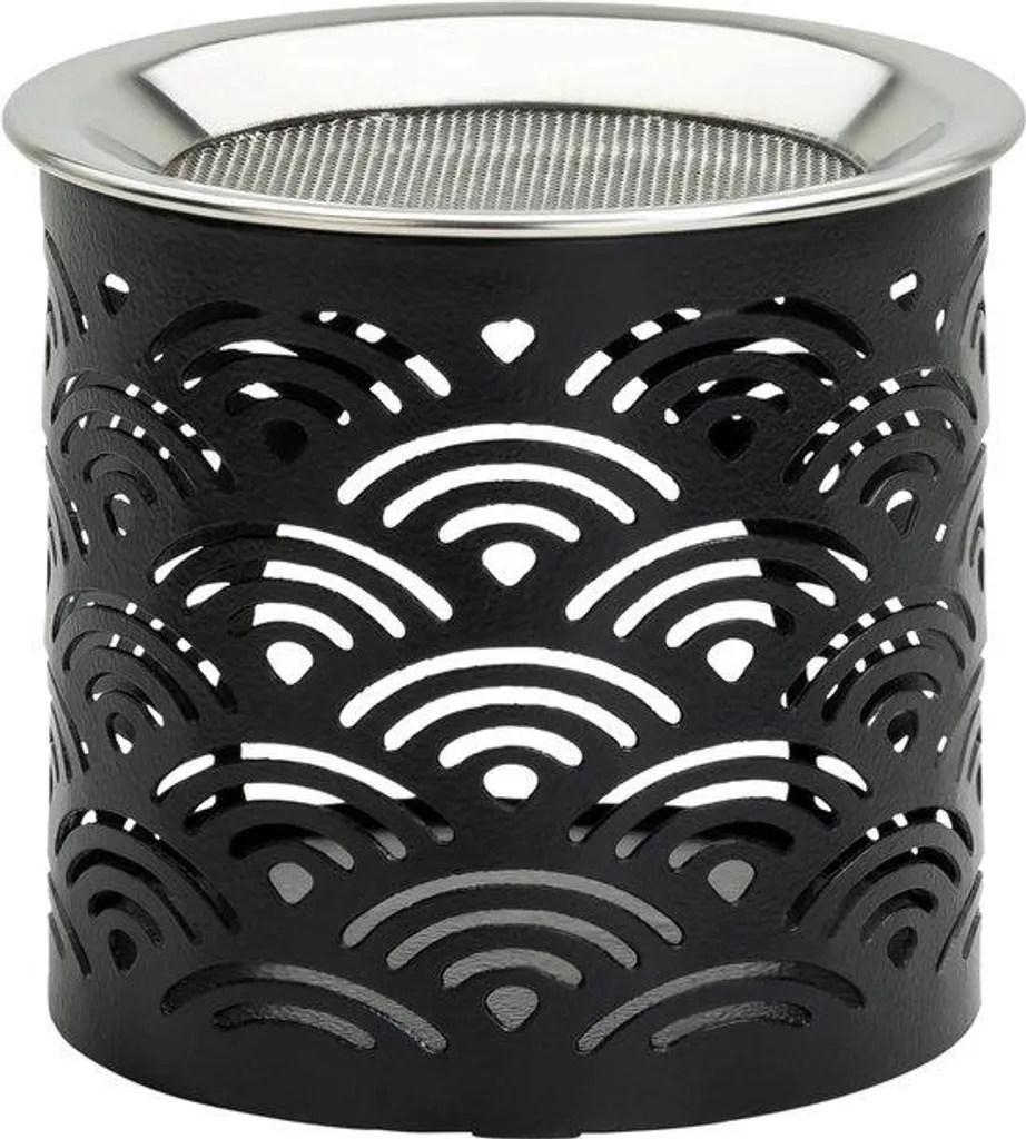 Appareil pour Fumer à la Bougie Rookstoof Artisanal en Fer Noir 6 cm