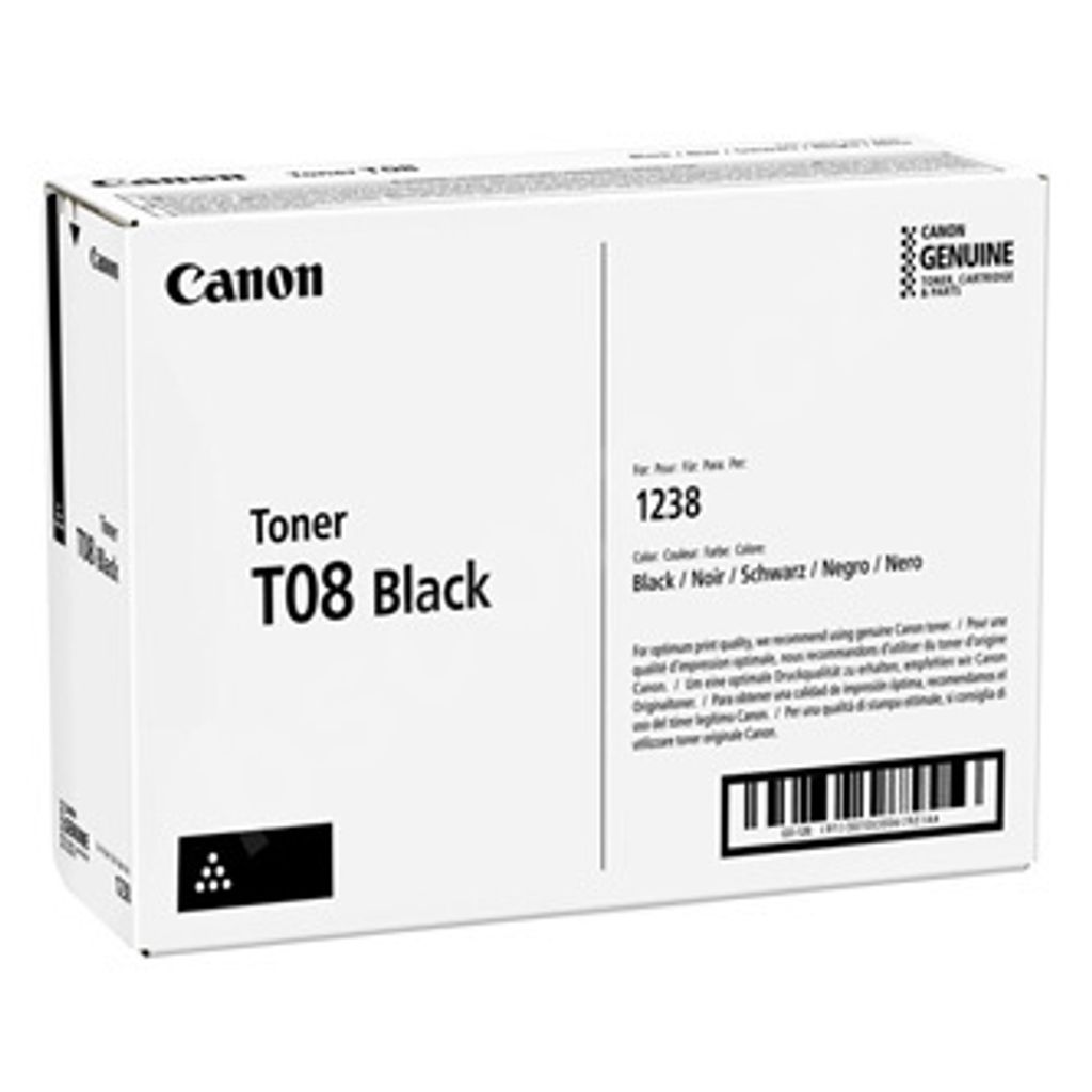 Canon oryginalny Toner T08 BK, 3010C006, schwarz, 11000s Produktbild 