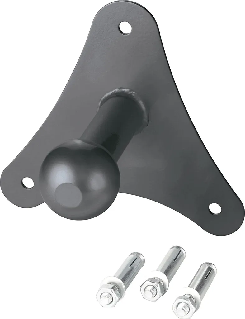 Support mural porte-vélos attelage FISCHER avec rotule acier 50kg