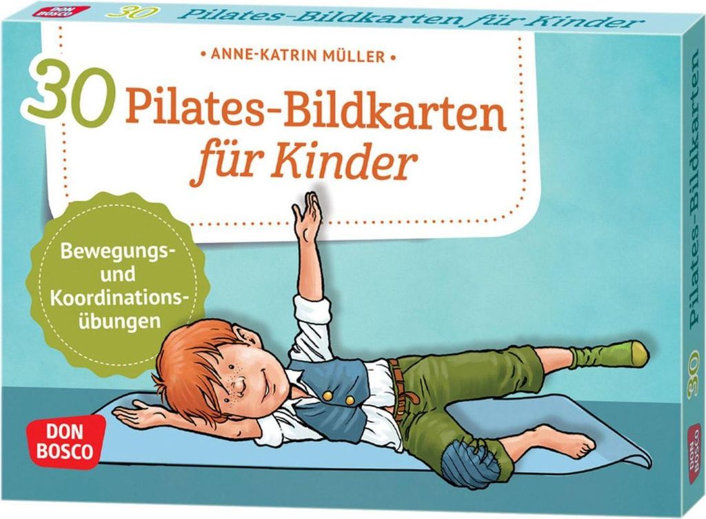 30 Pilates-Bildkarten für Kinder Produktbild 