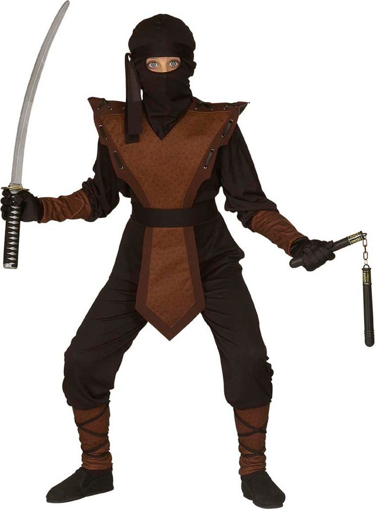 NINJA (kostým, kostra, maska, čelenka) velikost 128 5-7 let Obrázek produktu 