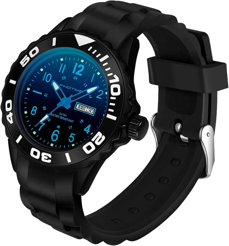 Orologio Bianco Silicone Donna e Ragazze: Analogico Quarzo con Data