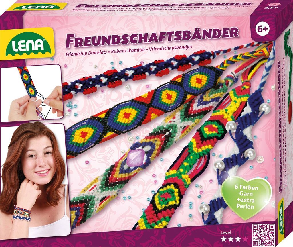 Lena Friendship bracelets, Zestaw do robienia bransoletek Zdjęcie produktu 