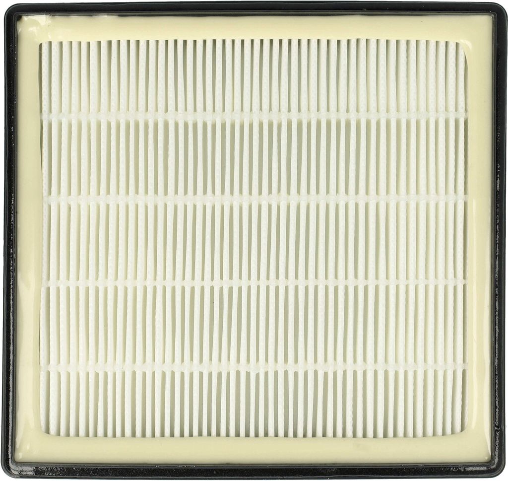 vhbw Staubsaugerfilter kompatibel mit Nilfisk Extreme X300C, X300, XL Staubsauger - HEPA-Filter Schwarz Weiß