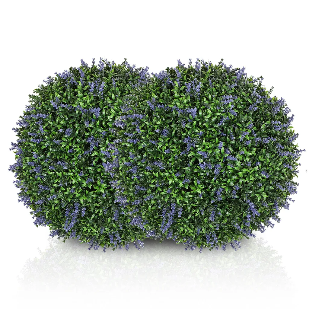 Plante Artificielle en Pot Lavande de 42 cm - Fleurs Décoratives Intérieur