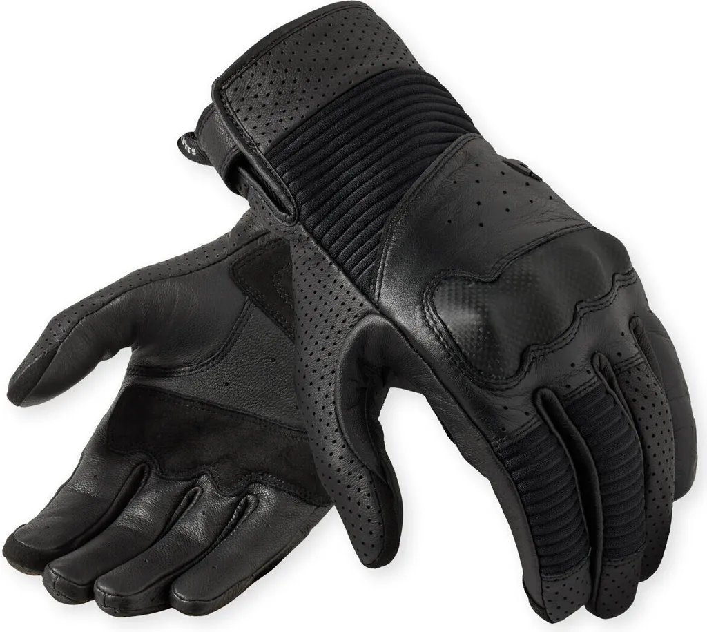 Gants moto Revit Lewisville noir XL idéaux pour le touring urbain